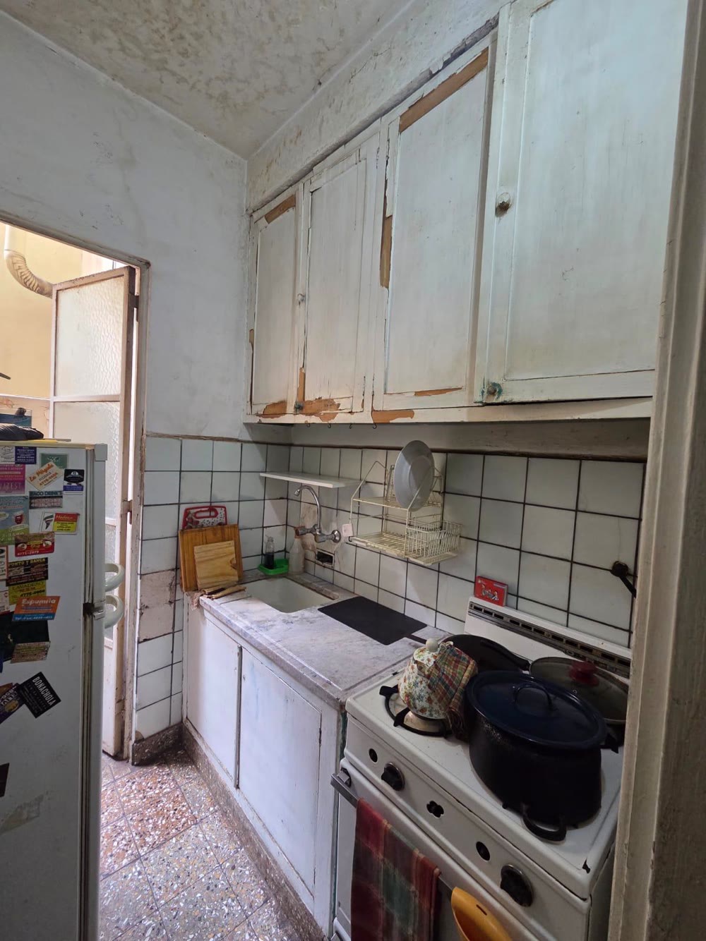 Cocina antes de la remodelación, caso 3